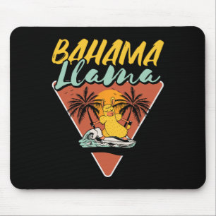 Hama Llama Grappige Llama Surfer Surfen Surfplank Muismat