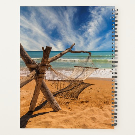 Hamac sur une plage tropicale (Dos)