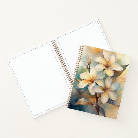 Hamakua Plumeria Notebook Notitieboek (Binnen)