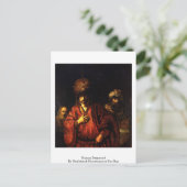 Haman ontleed door Rembrandt Harmenszoon Van Rijn Briefkaart (Staand voorkant)
