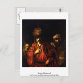 Haman ontleed door Rembrandt Harmenszoon Van Rijn Briefkaart (Voorkant / Achterkant)