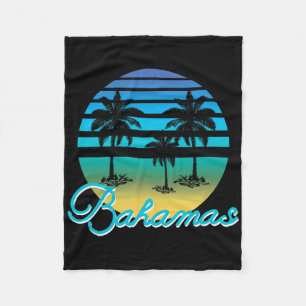 Hamas Souvenir Vintage Tropisch Strand Surfen Fleece Deken