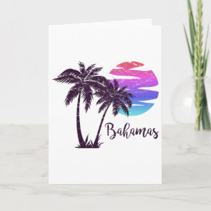 Hamas strand vakantie trip retro vintage zonsonder kaart