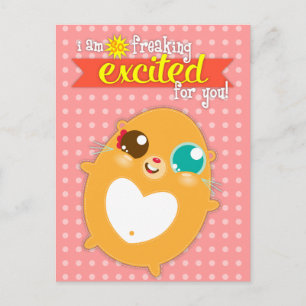 Hambiscuit - So Freaking Excited - Aangepast Brief Briefkaart