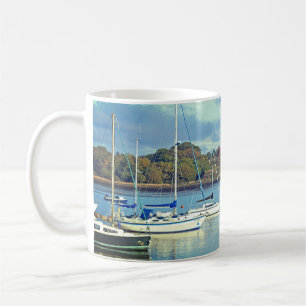 Hamble Le Rice Waters Edge Hampshire Foto Koffiemok