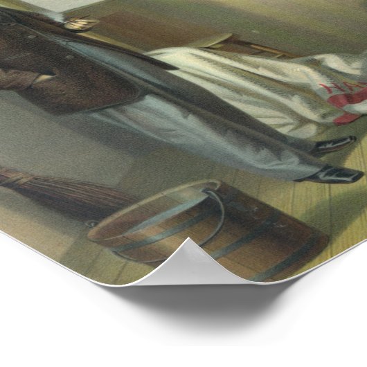 Hambletonian van Rysdyk - 1876 Poster (Hoek)