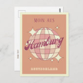 Hambourg Allemagne Deutschland Retro Carte postale (Devant / Derrière)