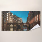 Hambourg Ellerntorsbrücke (Serviette de bain)