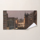 Hambourg Speicherstadt (Serviette à main)