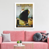 Hamburg-Amerika Canvas Afdruk (Insitu (Woonkamer))