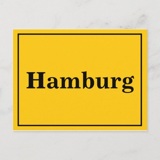 Hamburg Briefkaart (Voorkant)