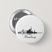 Hamburg Button / Anstecker / Pin (Voorkant /achterkant)