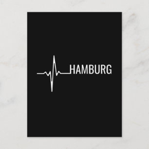 Hamburg City Heartbeat Briefkaart
