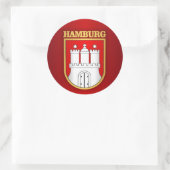 Hamburg COA Ronde Sticker (Tas)