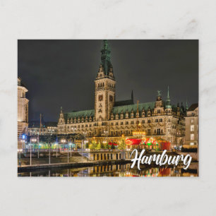 Hamburg, Duitsland Briefkaart