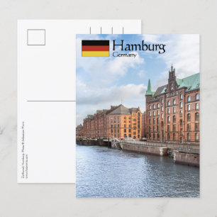 Hamburg Duitsland Briefkaart