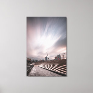 Hamburg Duitsland Canvas Afdruk