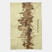 Hamburg Duitsland Cityscape Theedoek (Verticaal)