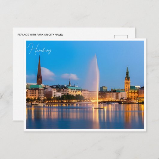 Hamburg Duitsland Elbphilharmonie Reizen Briefkaart (Voorkant / Achterkant)