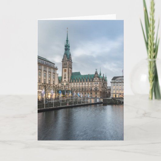 Hamburg Duitsland Kaart (Voorkant)