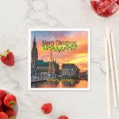 Hamburg, Duitsland Kerstmis Servet (Insitu)