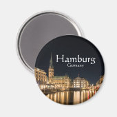 Hamburg Duitsland Magneet (Voorkant / Achterkant)