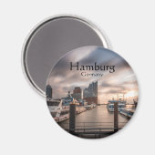 Hamburg Duitsland Magneet (Voorkant / Achterkant)