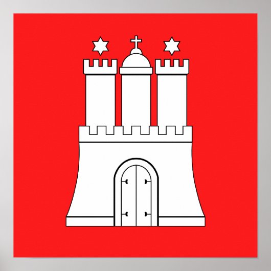 Hamburg, Duitsland Poster (Voorkant)