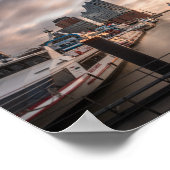 Hamburg Duitsland Poster (Hoek)