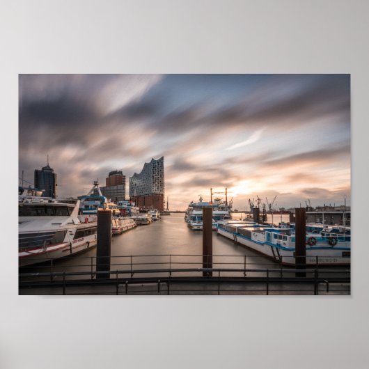 Hamburg Duitsland Poster (Voorkant)