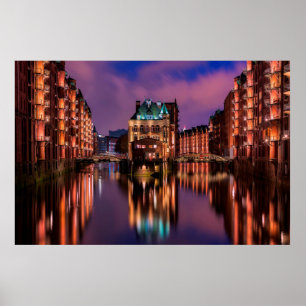 Hamburg Duitsland Poster