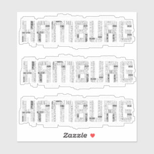 Hamburg Duitsland Quarters Word Art Typografie Sticker