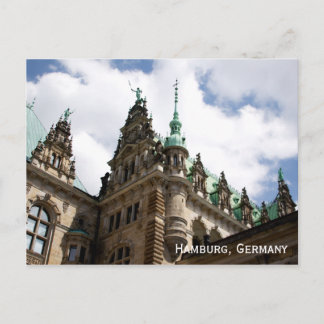 Hamburg Duitsland Rathaus Briefkaart