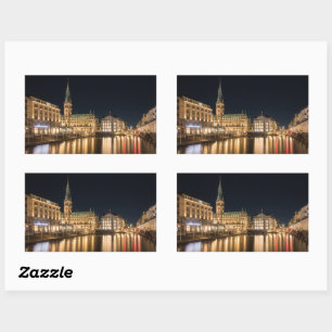 Hamburg Duitsland Rechthoekige Sticker