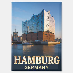 ✈️ Hamburg Duitsland Reis Cadeau ⚓ Magneet