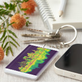 Hamburg Duitsland Skyline Sleutelhanger (Voorkant Rechts)