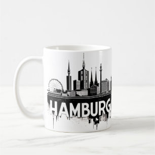 Hamburg Duitsland Skyline-stadsgezicht stedelijke Koffiemok