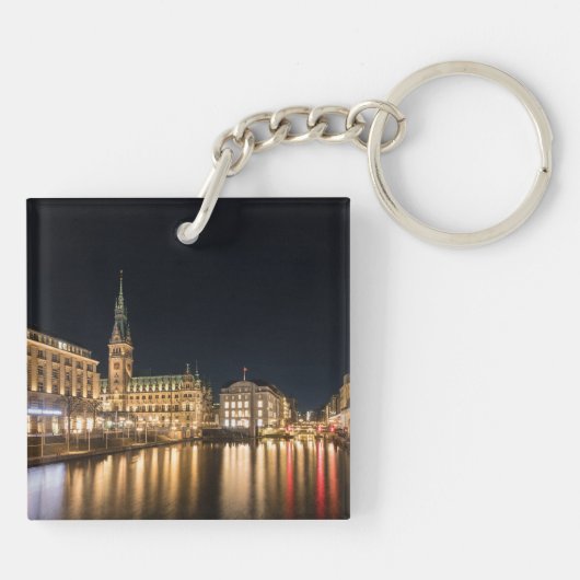 Hamburg Duitsland Sleutelhanger (Achterkant)