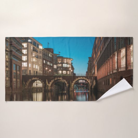 Hamburg Ellerntorsbrücke Badhanddoek (Badhanddoek)