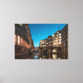 Hamburg Ellerntorsbrücke Canvas Afdruk (Voorkant)