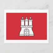 Hamburg Flag Briefkaart (Voorkant)