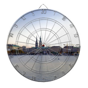 Hamburg Harbour Hafen Hamburger Deutschland Dartbord