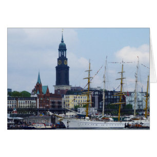 Hamburg Harbour Hafen Michel Deutschland Schiffe