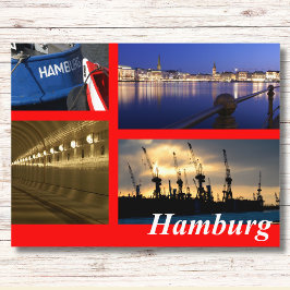 Hamburg Postkarte Briefkaart