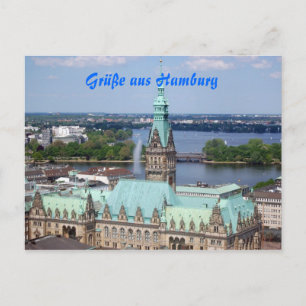 Hamburg Postkarte Briefkaart