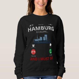 Hamburg roept Duitsland Souvenir Trui