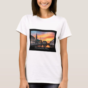 Hamburg Schilderachtig Waterfront T-shirt