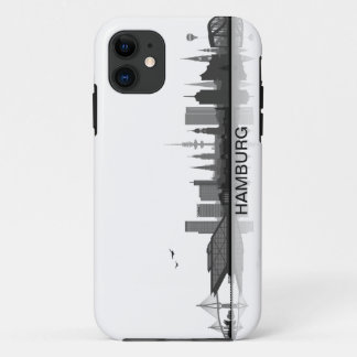 Hamburg skyline iPhone 5 sleeve/Case iPhone 11 Hoesje
