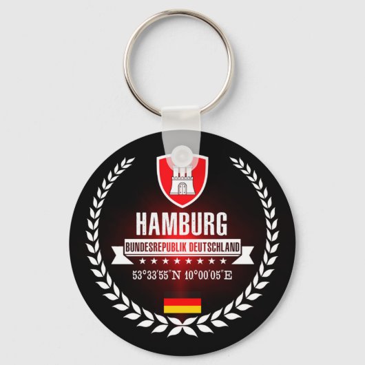 Hamburg Sleutelhanger (Voorkant)