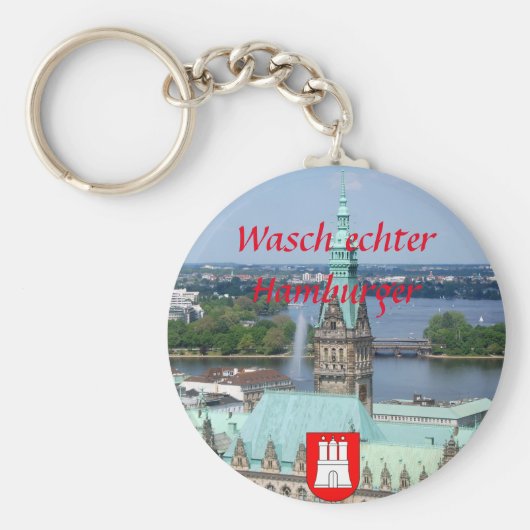 Hamburg Townhall Sleutelhanger (Voorkant)